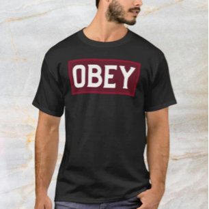 Camisa OBEY Bold Red Box Typography