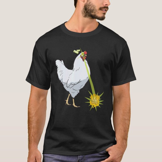 Camisa Odd Squad Laser Chicken (Frente)