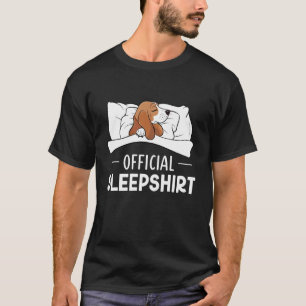 Camisa Oficial de Cachorro Dormir Roupas de Cama N