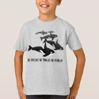 Camisa Orca de Camisa Orca de Criança