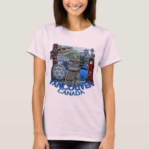 Camisa orgânica de Vancôver da lembrança do