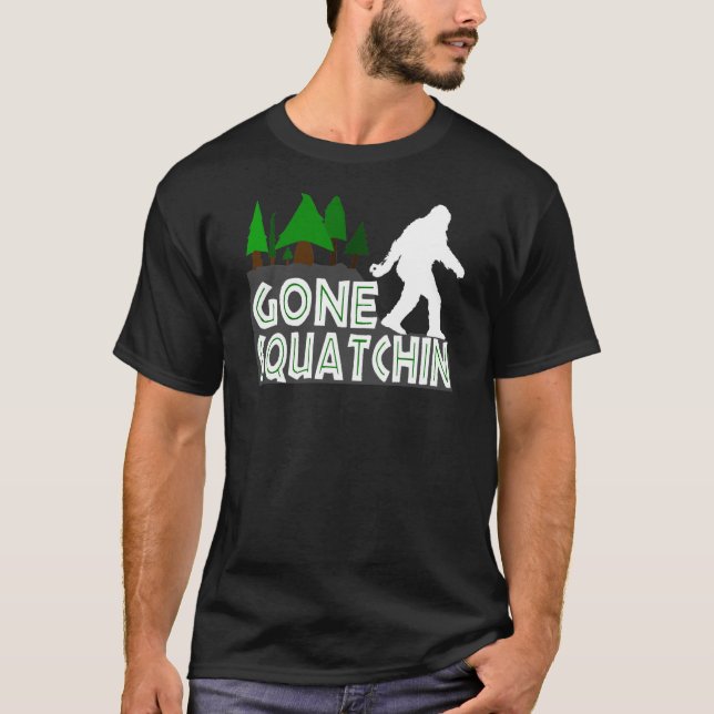 Camisa original ida do design de Squatchin (Frente)