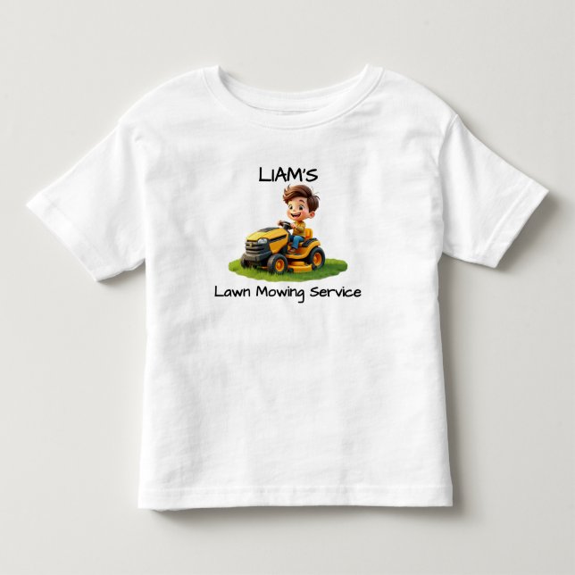 Camisa ou Bodysuit Infantil de Cortador de Grama D (Frente)