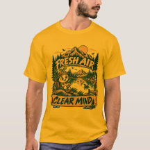 Camisa Outdoor Natureza Ar Fresco Mente Clara