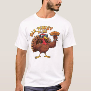 Camisa Oversized Divertida de Ação de Graças de Pe