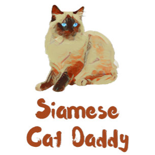 Camisa Pai de Gato Siamês
