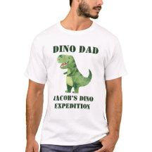 Camisa Pai Dino, Festa de Aniversário de Dinossaur