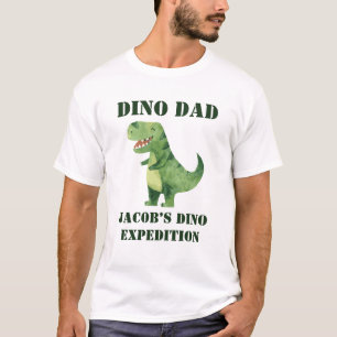 Camisa Pai Dino, Festa de Aniversário de Dinossaur