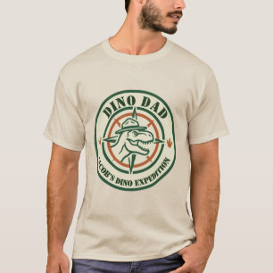 Camisa Pai Dino, Festa de Aniversário de Dinossaur
