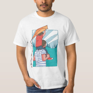 Camisa pai e filho e pipa