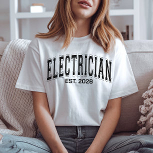 Camisa Pai Eletricista Presente Personalizado para