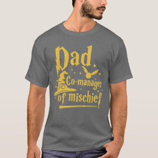 Camisa Pai Mágico Gerente de Travessuras Aniversár