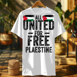 camisa palestina livre - tudo unida para palestina