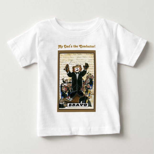 Camisa para Criança do maestro/diretor (Frente)