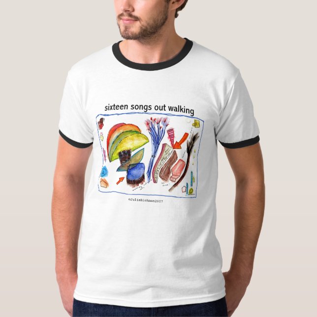 Camisa para fora de passeio de dezesseis canções (Frente)