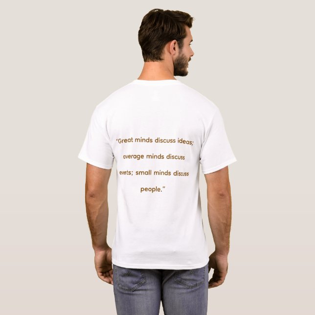 camisa para homens e mulheres (Parte Traseira Completa)