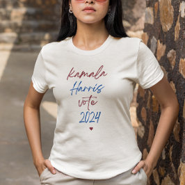 Camisa para mostrar que você votou em Kamala Harri