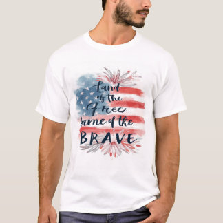 Camisa para os corajosos cidadãos dos Estados Unid