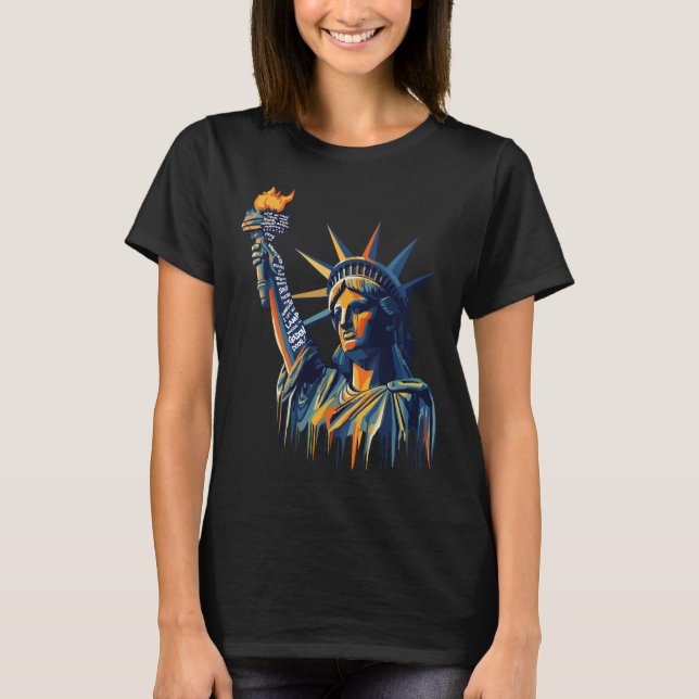 Camisa para Protestar, Liberdade, Arte Política (Frente)