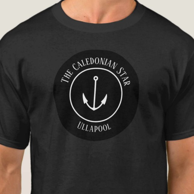 Camisa para um membro da tripulação de barco. Nome (Criador carregado)