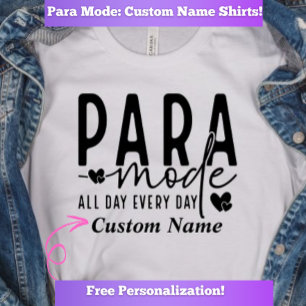 Camisa Paraprofissional "Modo Paraprofissional" Pe