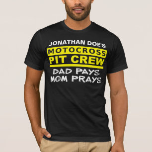 Camisa Parental Pit Crew Motocross Dirt Bike Camis