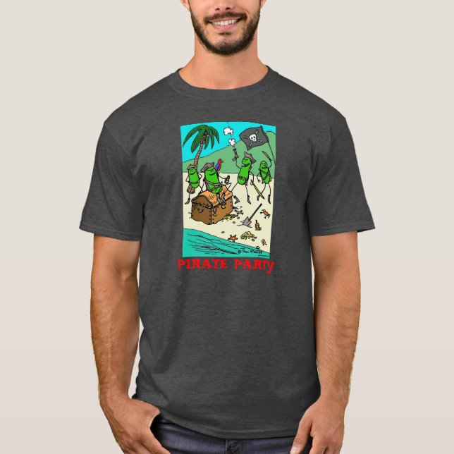 Camisa "Partido Pirata" Green Weenii (Frente)