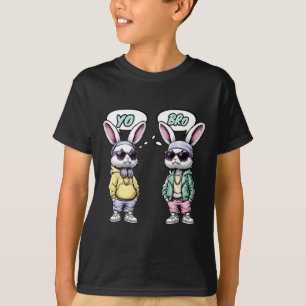 Camisa Páscoa 2025 Yo Bro Citação Engraçado Hip Ho
