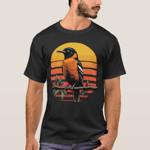 Camisa Pássaro Oriole Vintage - Observação de Páss