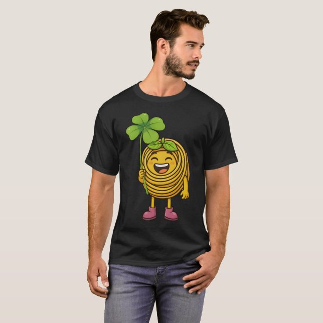 Camisa Pasta Polo – Sortudo com Trevo (Frente Completa)