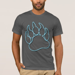CAMISA - PATADA DE OSO GAY AZUL NEON