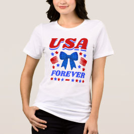 Camisa Patriótica Azul Xadrez EUA