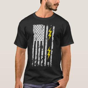 Camisa patriótica da bandeira americana T dos EUA
