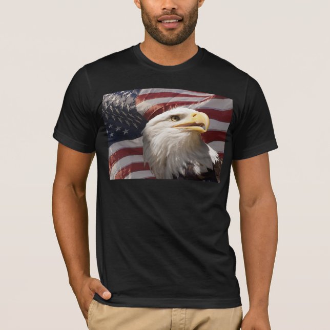 Camisa patriótica de Eagle (Frente)