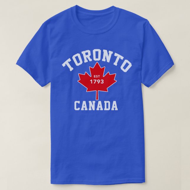Camisa patriótica de Toronto Canadá Est.1793 T (Frente do Design)