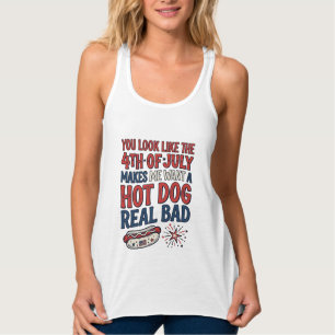 Camisa Patriótica Engraçada de Cachorro Quente de