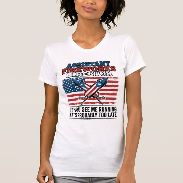 Camisa Patriótica Engraçada de Diretor Adjunto de  (Frente)