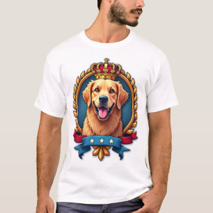 Camisa Patriótica Golden Retriever Grand Crest
