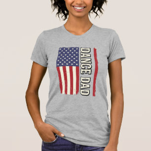 Camisa Patriótica para Pai de Dança Design de Band