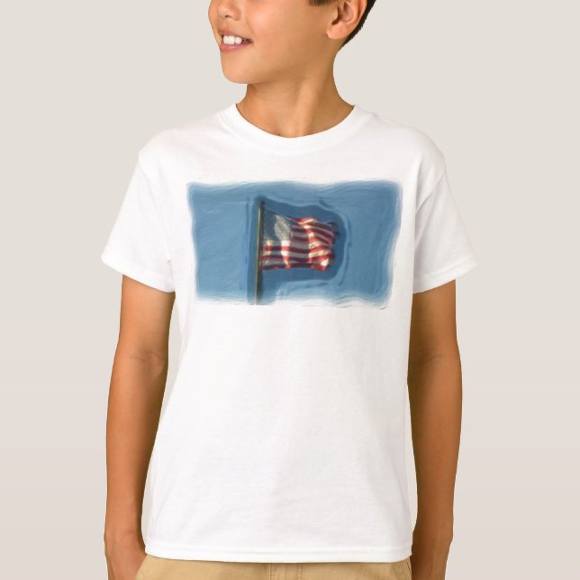 Camisa patriótica para rapazes (Frente)