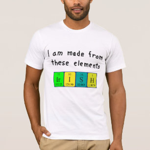 Camisa patriótica periódica de mesa irlandesa