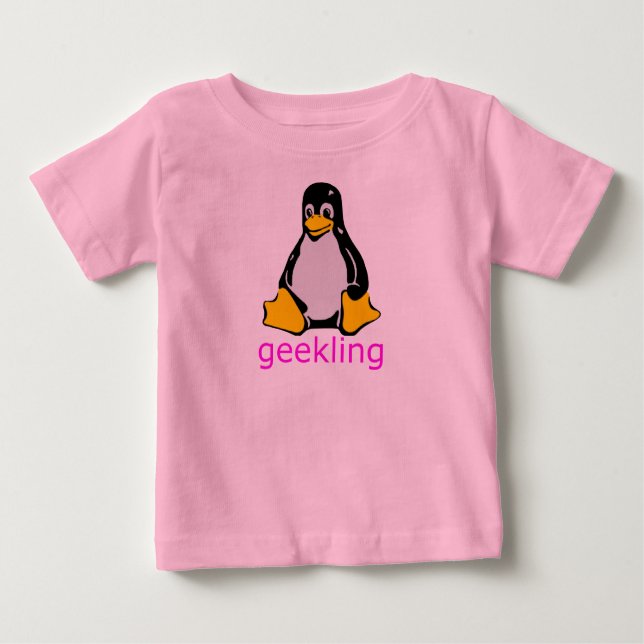 Camisa pequena de Geekling dos geeks (Frente)