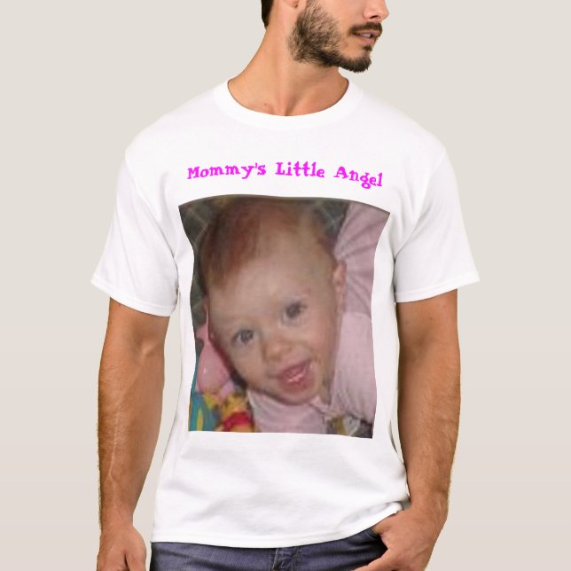 Camisa pequena do anjo da mamã (Frente)