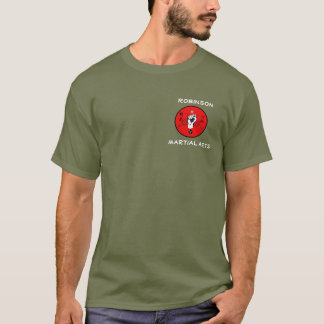 Camisa pequena do logotipo de RMA