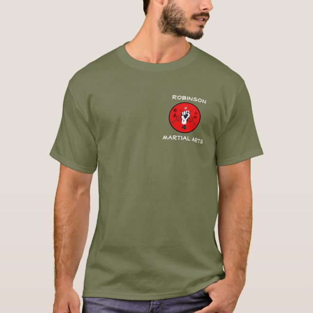 Camisa pequena do logotipo de RMA (Frente)