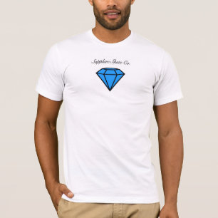 Camisa pequena dos homens da safira do skate