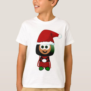 Camisa pequena dos miúdos do papai noel