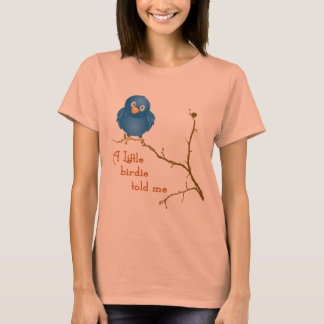 Camisa pequena engraçada do passarinho para a mamã