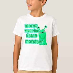 Camisa pequena favorita do monstro da mãe