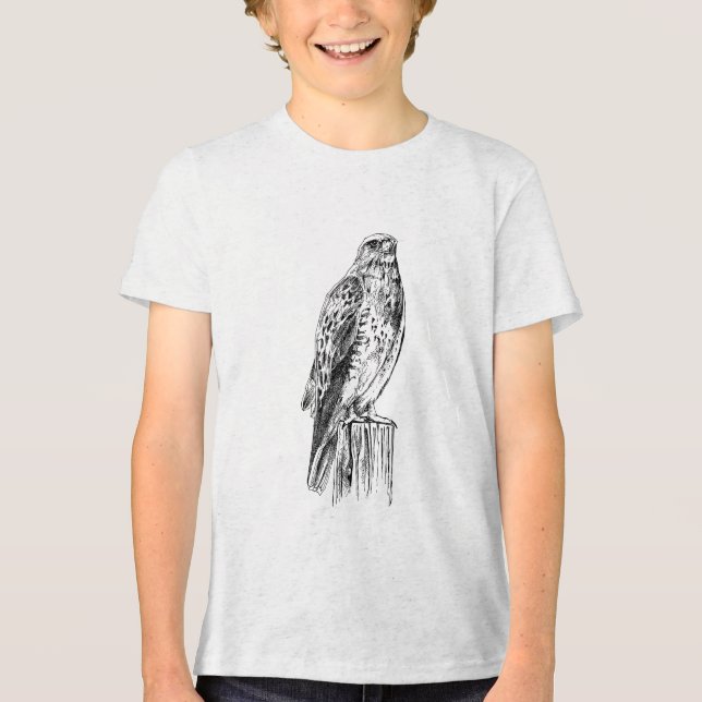 Camisa Peregrino Tri-blend Juvenil (Frente)